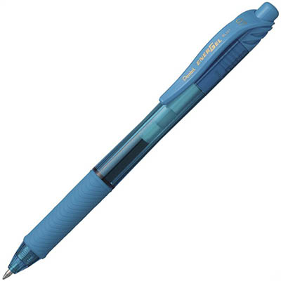 Image for PENTEL BL107 ENERGEL-X RETRACTABLE GEL INK PEN 0.7MM SKY BLUE from Challenge Office Supplies