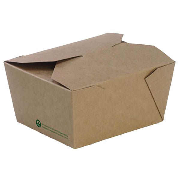 Image for BIOPAK BIOBOARD LUNCH BOX SMALL 110 X 90 X 64MM PACK 50 from BusinessWorld Computer & Stationery Warehouse