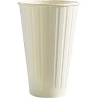 biopak biocup double wall cup 460ml white pack 40