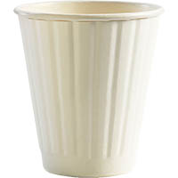 biopak biocup double wall cup 295ml white pack 50