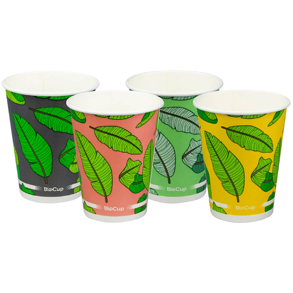 Image for BIOPAK BIOCUP COLD PAPER CUP 390ML ASSORTED PACK 50 from That Office Place PICTON