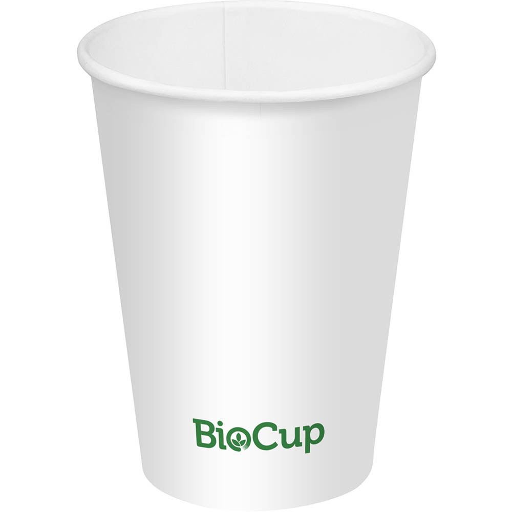 Image for BIOPAK BIOCUP COLD PAPER CUP 200ML WHITE PACK 50 from Office Heaven