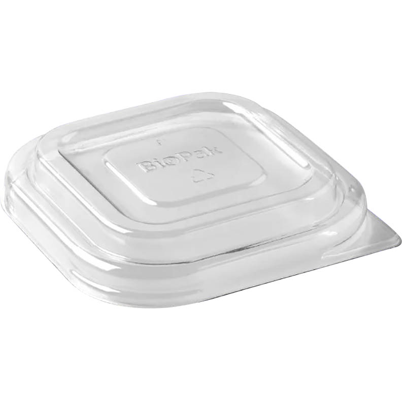 Image for BIOPAK RPET TAKEAWAY LID 130MM CLEAR PACK 50 from That Office Place PICTON