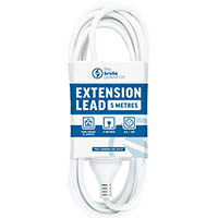 the brute power co extension lead 5 metre white