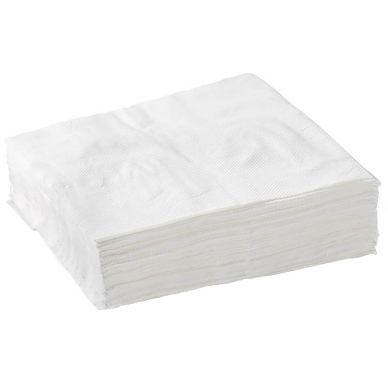 Image for BIOPAK BIONAPKINS NAPKIN 1-PLY 1/4 FOLD WHITE PACK 500 from York Stationers