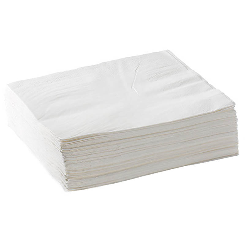 Image for BIOPAK BIONAPKINS NAPKIN 2-PLY 1/4 FOLD WHITE PACK 100 from Positive Stationery