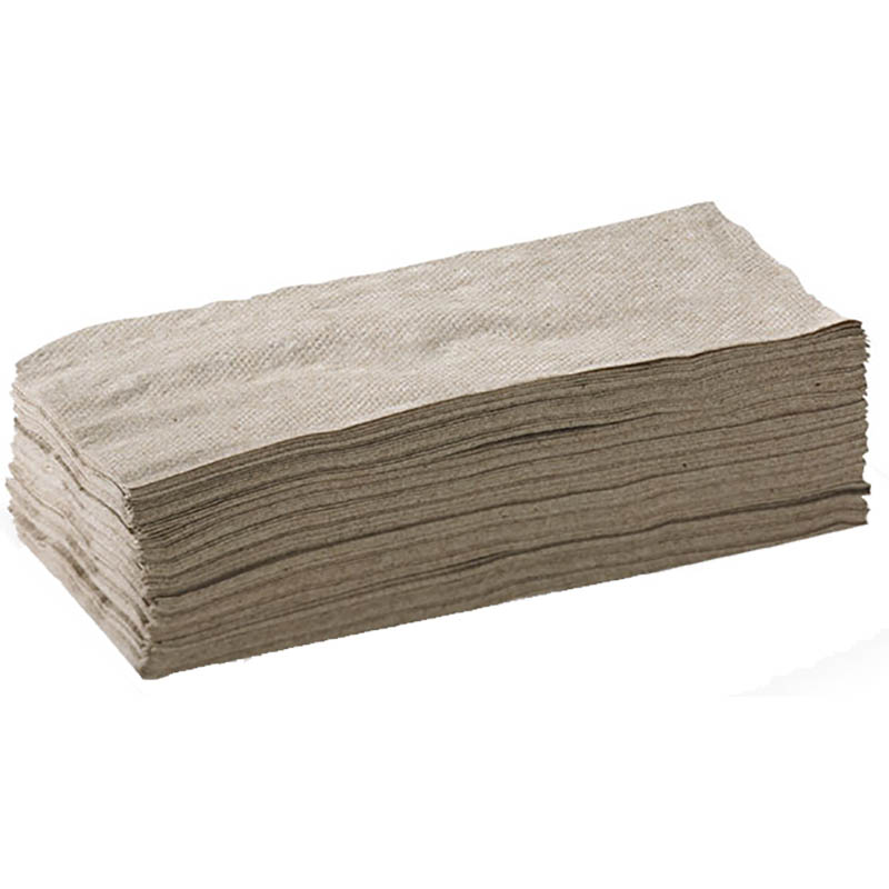 Image for BIOPAK BIONAPKINS NAPKIN 1-PLY 1/8 FOLD NATURAL PACK 500 from York Stationers