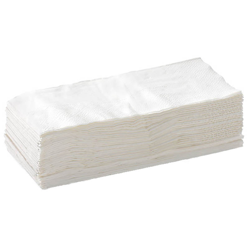 Image for BIOPAK BIONAPKINS NAPKIN 1-PLY 1/8 FOLD WHITE PACK 500 from That Office Place PICTON