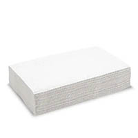 biopak biodispenser napkin single saver 2-ply quilted white pack 250