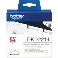 brother dk-22214 continuous paper label roll 12mm x 30.48m white
