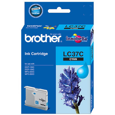 Image for BROTHER LC37C INK CARTRIDGE CYAN from Prime Office Supplies