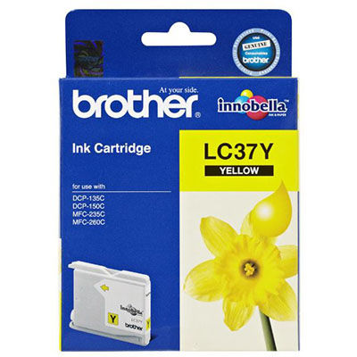 Image for BROTHER LC37Y INK CARTRIDGE YELLOW from Office Heaven