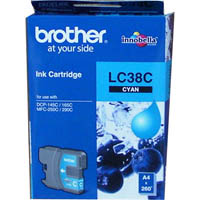 brother lc38c ink cartridge cyan