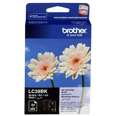 Image for BROTHER LC39BK INK CARTRIDGE BLACK from Prime Office Supplies