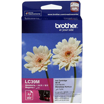 Image for BROTHER LC39M INK CARTRIDGE MAGENTA from Mitronics Corporation