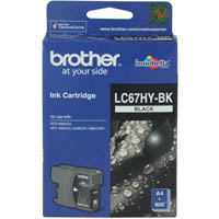 brother lc67hybk ink cartridge high yield black