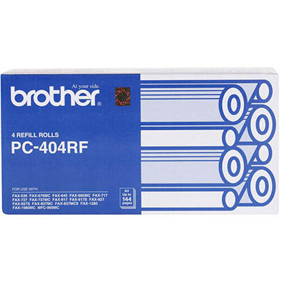 Image for BROTHER PC404RF FAX REFILL ROLL PACK 4 from ONET B2C Store