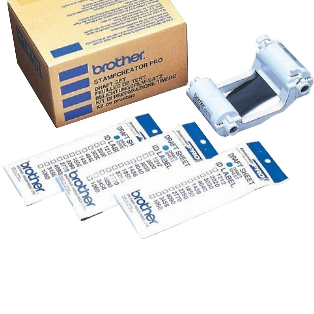 Image for BROTHER PR-D1 STAMP CREATOR DRAFT SET PLUS INK RIBBON BOX 150 SHEETS from Olympia Office Products