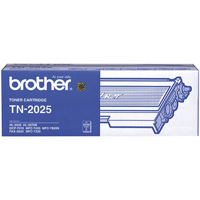 Image for BROTHER TN2025 TONER CARTRIDGE BLACK from Mitronics Corporation