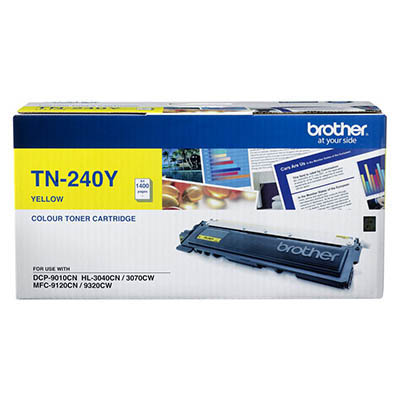 Image for BROTHER TN240Y TONER CARTRIDGE YELLOW from Australian Stationery Supplies