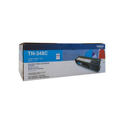 Image for BROTHER TN348C TONER CARTRIDGE HIGH YIELD CYAN from Office Heaven