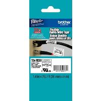brother tze-fx261 flexible labelling tape 36mm black on white