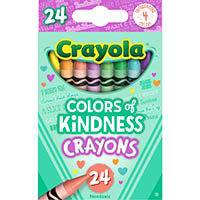 crayola colors of kindness crayons assorted pack 24