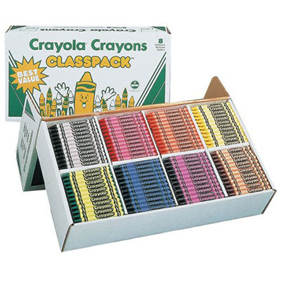 Image for CRAYOLA CRAYONS LARGE ASSORTED CLASSPACK 400 from Prime Office Supplies