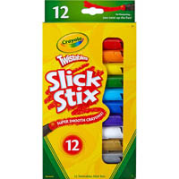 crayola twistables slick stix crayons assorted pack 12