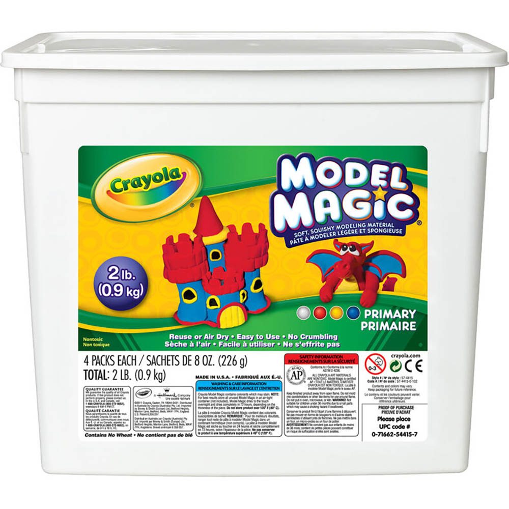Image for CRAYOLA MODEL MAGIC 0.9KG BUCKET ASSORTED from Prime Office Supplies