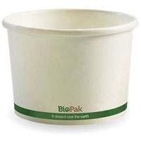 biopak biobowl bowl 250ml white pack 50