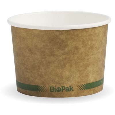 Image for BIOPAK BIOBOWL BOWL 250ML KRAFT PACK 50 from Clipboard Stationers & Art Supplies