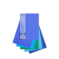 quill coloured paper 80gsm a5 cold assorted pack 250