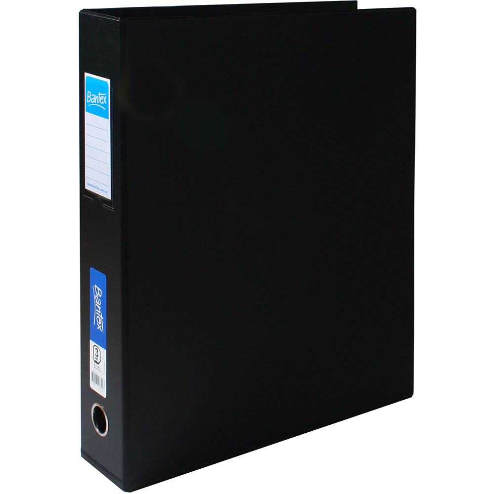 Image for BANTEX RING BINDER PP 3D 65MM A3 BLACK from Olympia Office Products