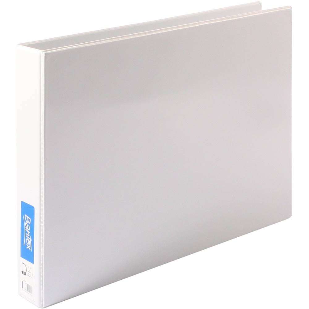Image for BANTEX INSERT RING BINDER PP LANDSCAPE 3D 38MM A3 WHITE from Memo Office and Art