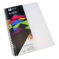 quill visual art diary 110gsm 120 page a4 pp frost