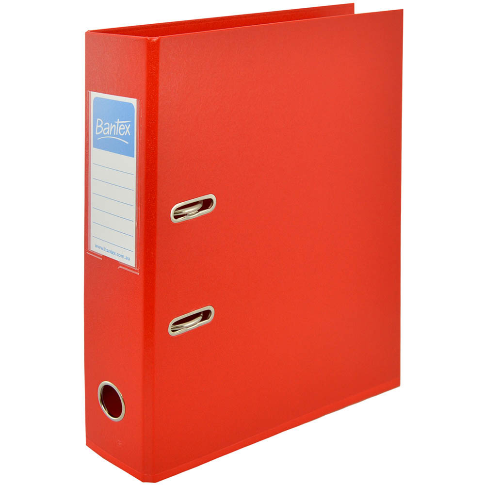 Image for BANTEX LEVER ARCH FILE 70MM A4 RED from Mitronics Corporation