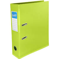 bantex fruit lever arch file 70mm a4 lime