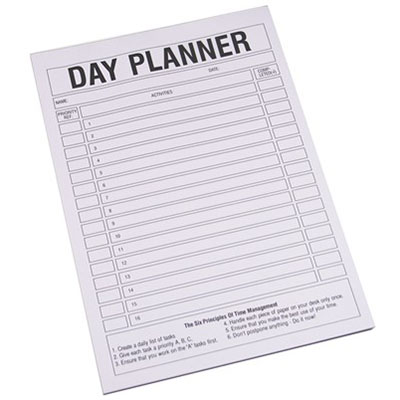 Image for QUILL DAY PLANNER PAD 70GSM A4 PACK 50 SHEETS from Memo Office and Art