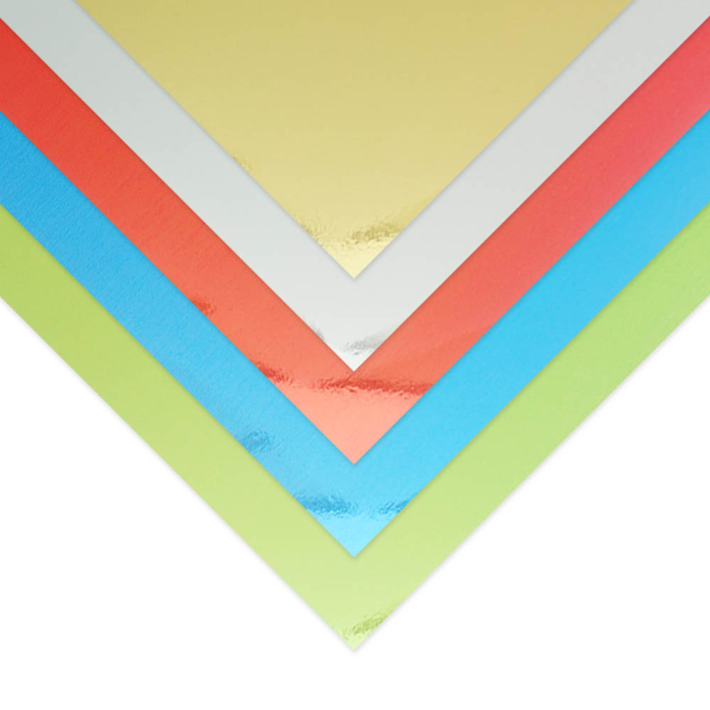 Image for QUILL FOIL BOARD A3 ASSORTED PACK 5 from York Stationers