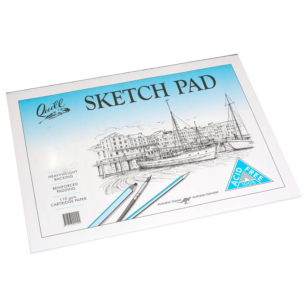 Image for QUILL SKETCH PAD 110GSM 25 SHEET from Australian Stationery Supplies