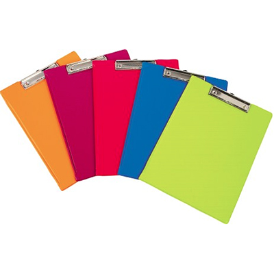 Image for BANTEX CLIPFOLDER PVC A4 ASSORTED CARTON 10 from Clipboard Stationers & Art Supplies