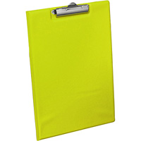 bantex clipfolder pvc a4 lime