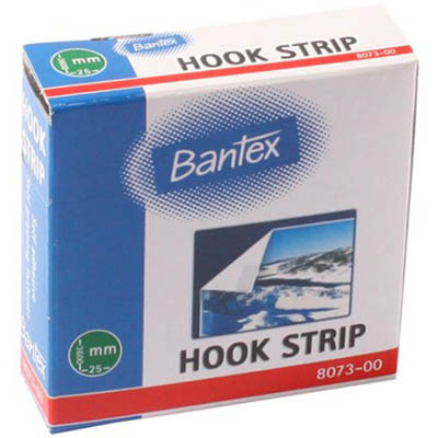 Image for BANTEX HOOK STRIP 25MM X 3.6M WHITE from BusinessWorld Computer & Stationery Warehouse