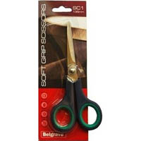 belgrave sc1 soft grip scissors 135mm blue