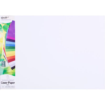 Image for QUILL COVER PAPER 125GSM A3 WHITE PACK 500 from Office Heaven