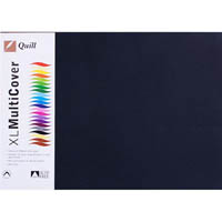 quill cover paper 125gsm a3 black pack 500