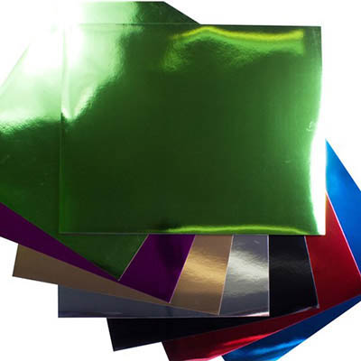 Image for QUILL FOIL BOARD 250GSM 508 X 630MM ASSORTED COLOURS PACK 50 from Memo Office and Art