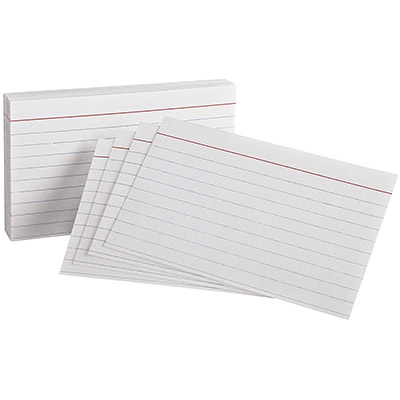 Image for QUILL RULED SYSTEM CARDS 210GSM 203 X 127MM WHITE PACK 100 from Olympia Office Products