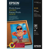 epson c13s042538 glossy photo paper 200gsm a4 white pack 20